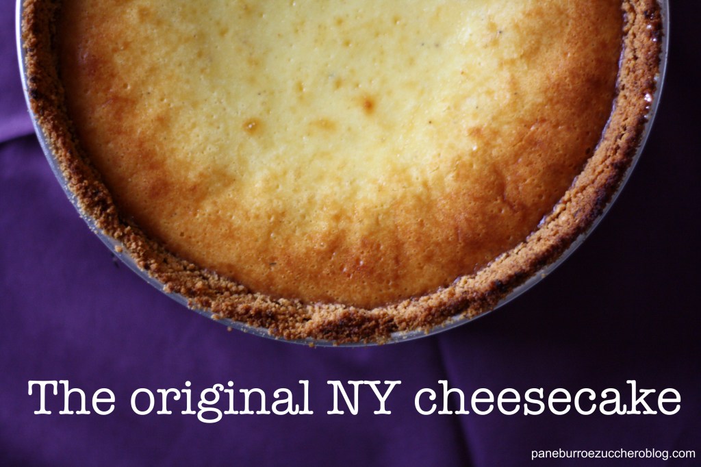 The original NY&nbsp;cheesecake