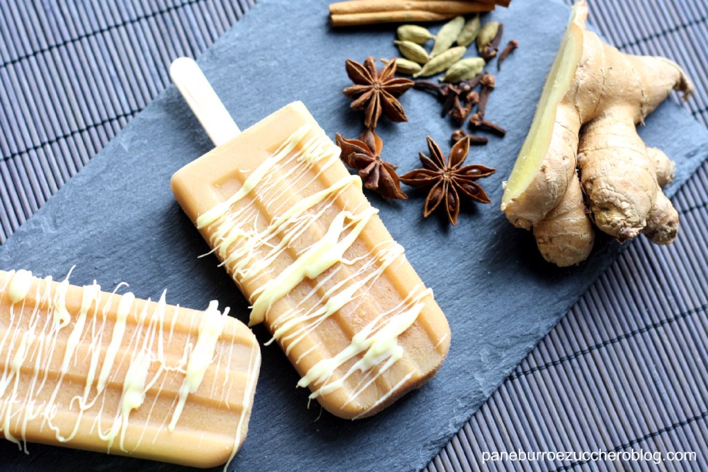Ghiaccioli al chai tea&nbsp;latte