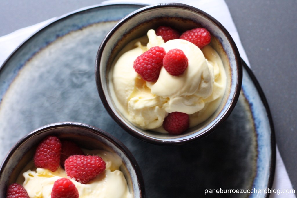 Gelato alla crema di limone fatto in casa
