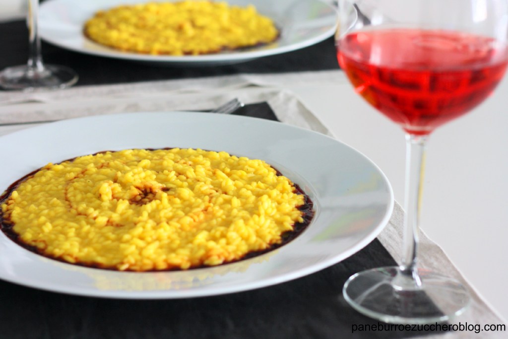 Omaggio a Milano – Risotto allo zafferano e riduzione di&nbsp;Campari