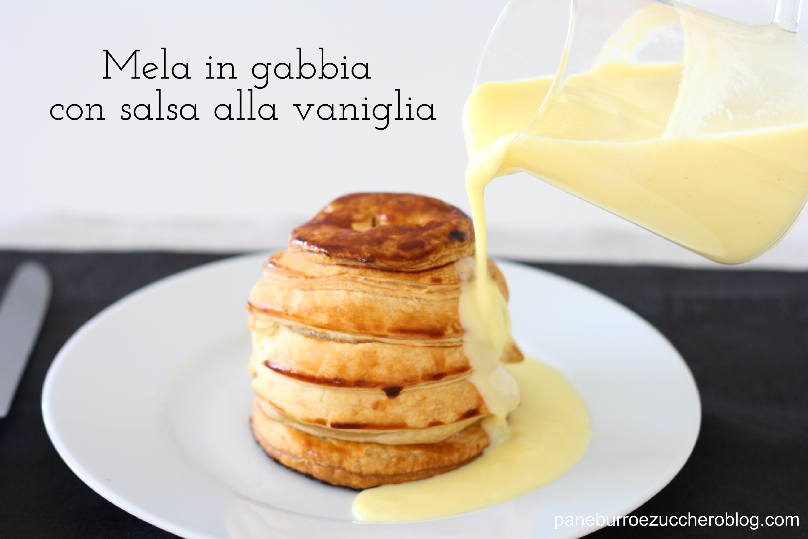 salsa alla vaniglia per strudel