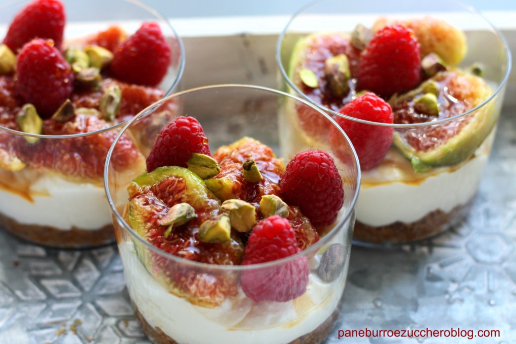 Bicchierini ricotta e&nbsp;fichi