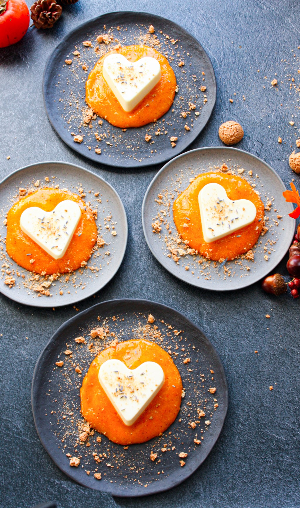 Panna cotta cuore d’autunno